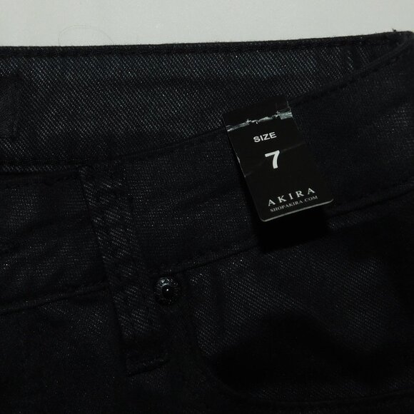 Akira THE WAY SHE MOVES SKINNY JEANS NWT Size 7 (W27) - Picture 8 of 12